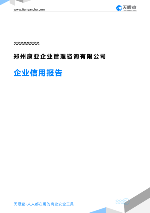 郑州康亚企业管理咨询 信用报告视角下的服务价值与选择之道